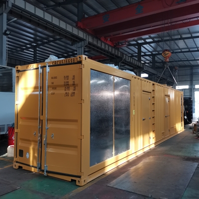 شراء 2250kva حاوية ديزل مولد مع محرك الكمون 1800kw مولد عازل للصوت online manufacture