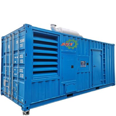 شراء تبريد المياه 1375 KVA 1100KW محرك محرك وقود الديزل الصوتي 40HQ ATS 24V DC online manufacture