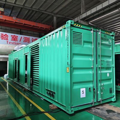 شراء 1000kw 1200kw 1500kw نوع الحاويات مجموعة مولد الديزل محطة توليد الطاقة الصناعية مجموعة مولد الديزل مع محرك Weichai online manufacture