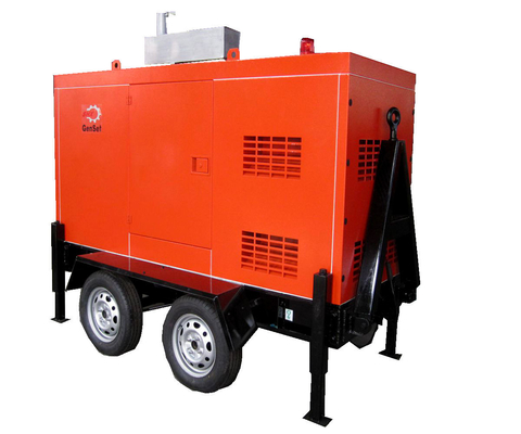 شراء 1500rpm 1800rpm مقطورة مولدات الديزل ثلاث مراحل الكمون محطة توليد الكهرباء online manufacture