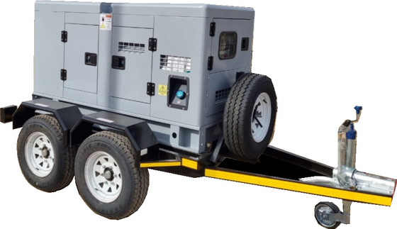 شراء CE ISO مقطورة محمولة على 3 مراحل للمولد 200kw Water Cooled Genset online manufacture
