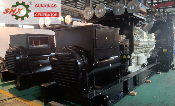 2000kva مولدات الطاقة في حالات الطوارئ 3 المرحلة 400V المولد فرش