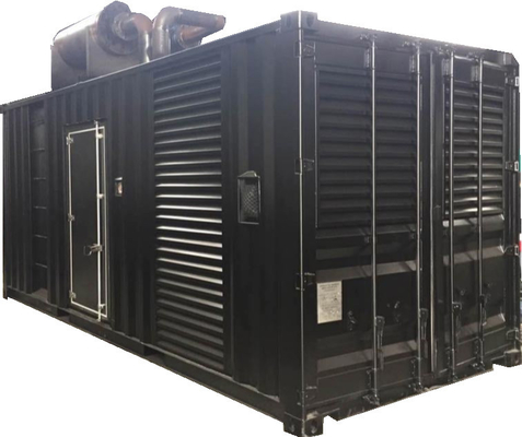 تبريد المياه 3 المرحلة ميجا مولدات صامتة 1000kw ECU سرعة محافظ