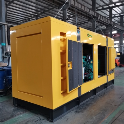 1800 دورة في الدقيقة مولدات الديزل الكمون 500kva 3 المرحلة مولدات الديزل الصامتة 400kw