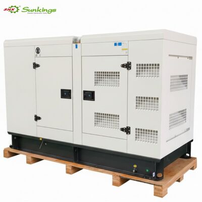 محرّك ديزل مضغوط منخفض الضوضاء في المملكة المتحدة للطاقة الكهربائية السريعة Stamford ATS 100kva ثلاثة مراحل 80kw 24V DC