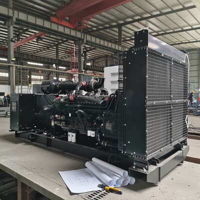 النوع المفتوح مولد الديزل 1 ميجاوات 1080kw 1250kva 1350kva 1500kva مولد الديزل الاحتياطي