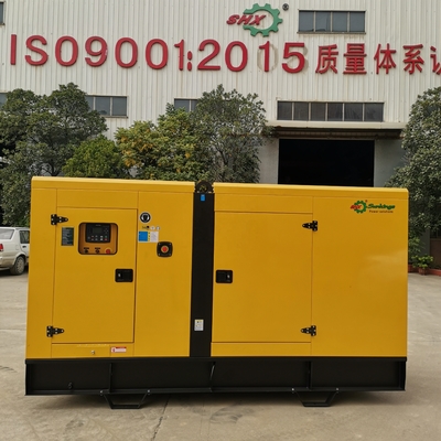 110V إلى 600V 200Kva الكمون مجموعة مولدات الديزل عازلة للصوت