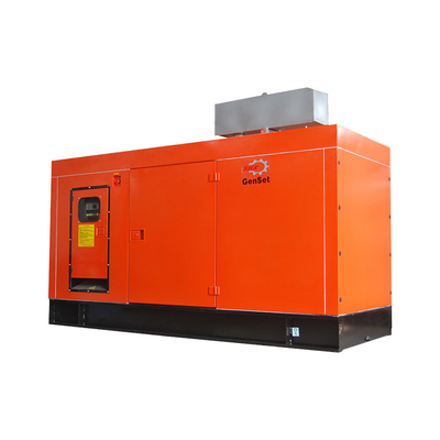 واجب ثقيل 60 هرتز مولدات الديزل في حالات الطوارئ عازلة للصوت الكمون 200kw مولد